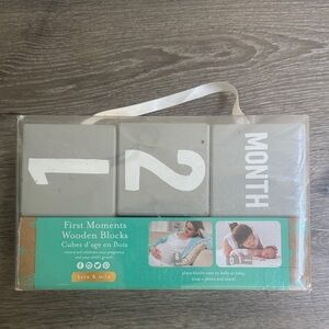 Kate & Milo Gray Wooden Blocks